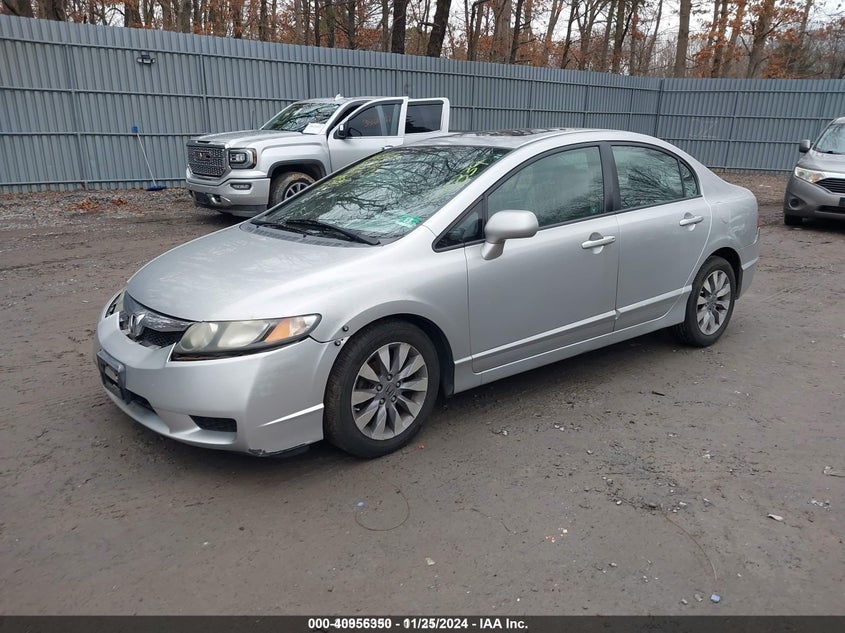 2HGFA16929H350839 2009 HONDA CIVIC photo no. 2