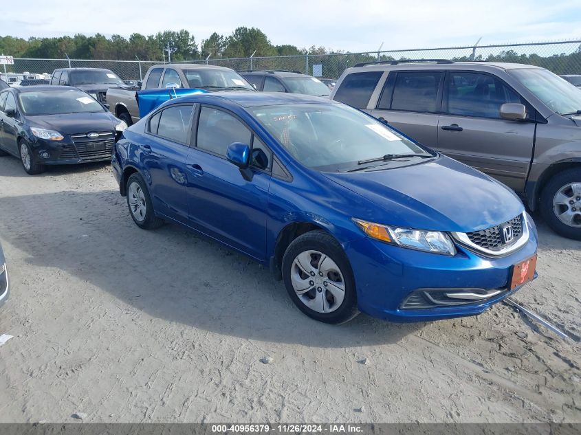 VIN 2HGFB2F56DH568825 2013 Honda Civic, LX no.1