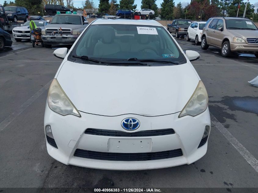 2013 Toyota Prius C One VIN: JTDKDTB38D1037593 Lot: 40956383