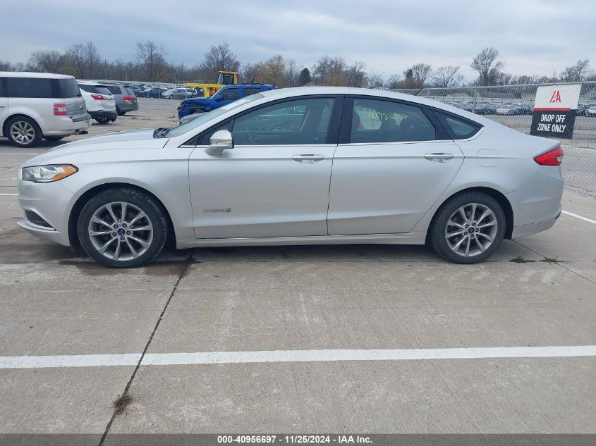 VIN 3FA6P0LU7HR296978 2017 Ford Fusion, Hybrid SE no.15