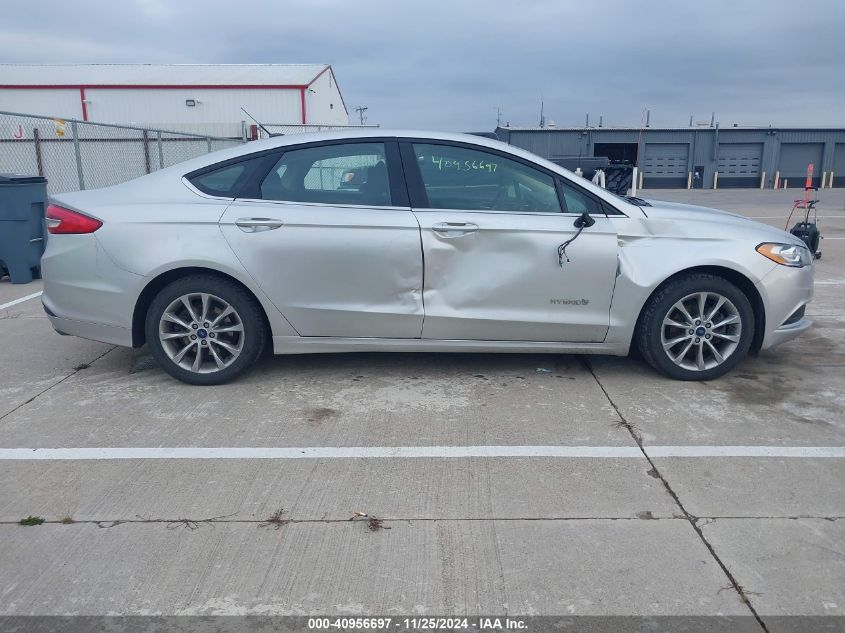 VIN 3FA6P0LU7HR296978 2017 Ford Fusion, Hybrid SE no.14