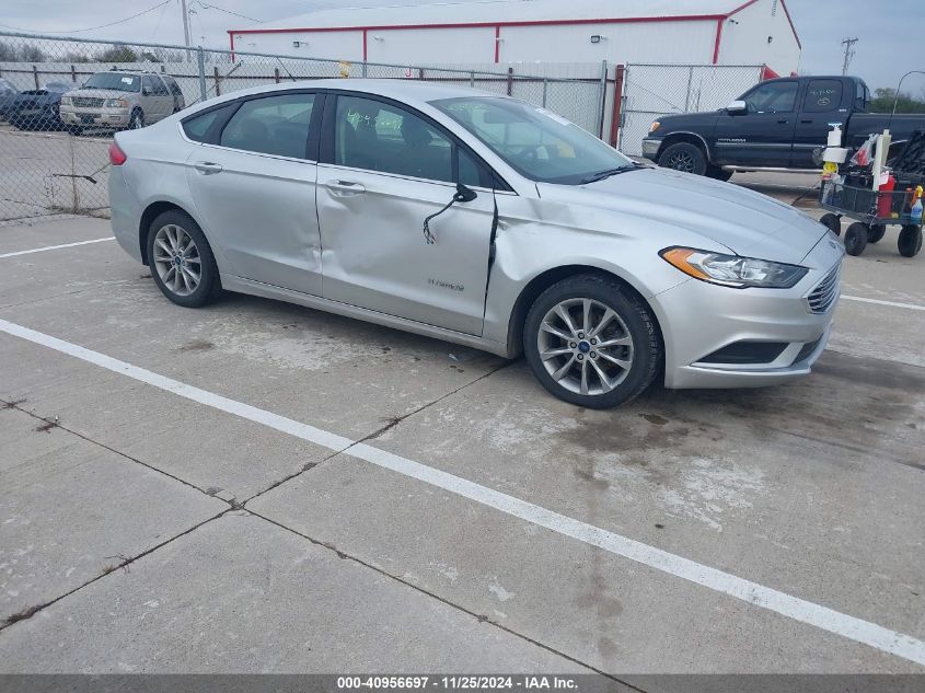 VIN 3FA6P0LU7HR296978 2017 Ford Fusion, Hybrid SE no.1