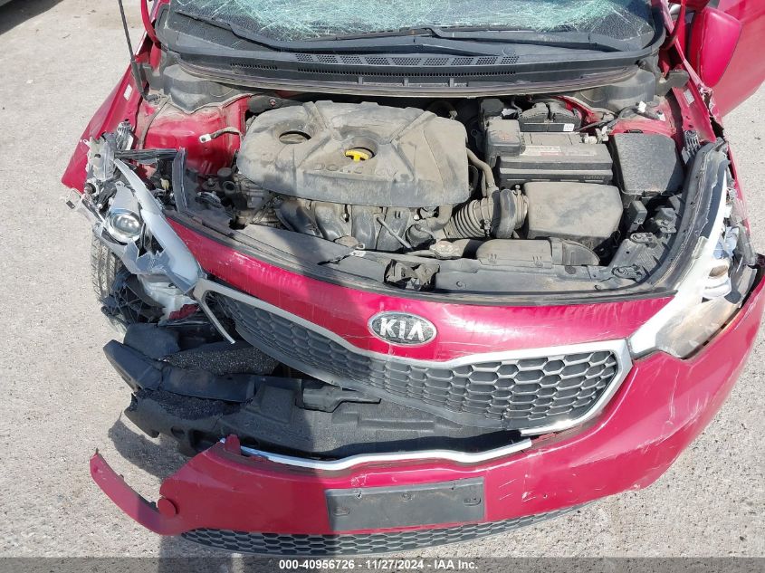 VIN KNAFX4A61F5411691 2015 KIA Forte, LX no.10