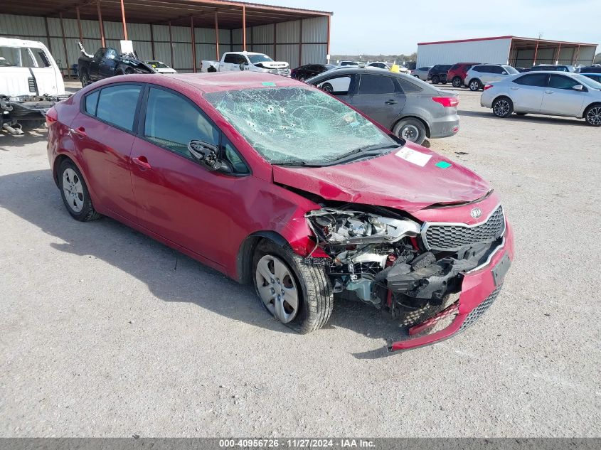 VIN KNAFX4A61F5411691 2015 KIA Forte, LX no.1