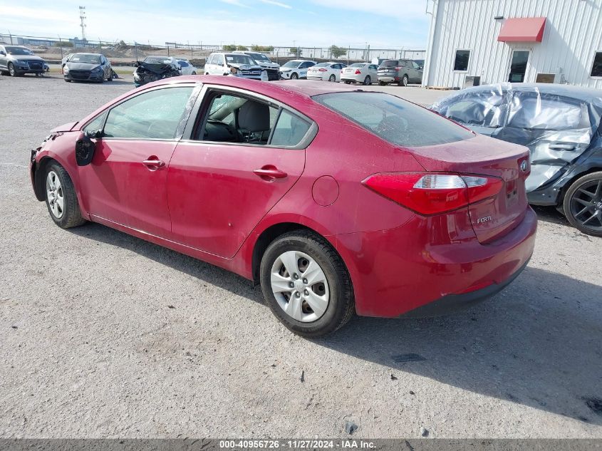 VIN KNAFX4A61F5411691 2015 KIA Forte, LX no.3