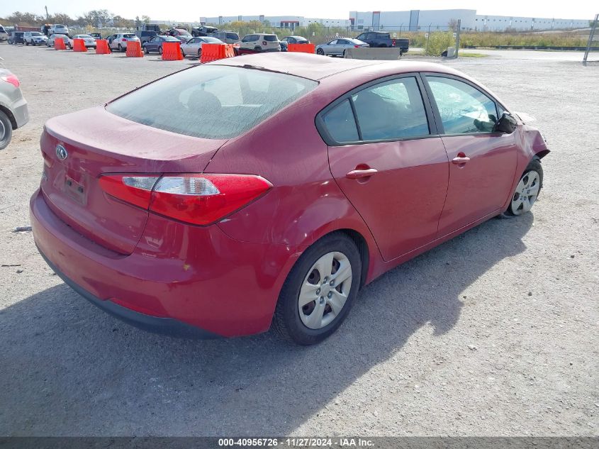 VIN KNAFX4A61F5411691 2015 KIA Forte, LX no.4