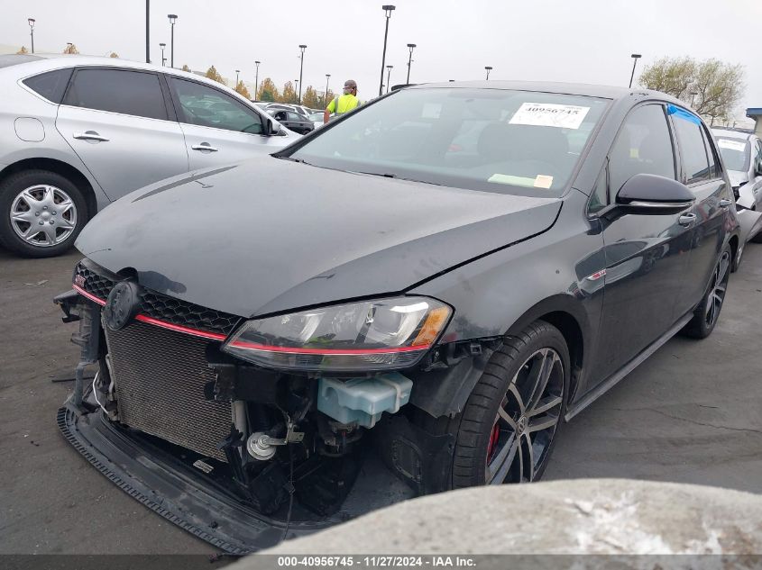 2017 VOLKSWAGEN GOLF GTI AUTOBAHN 4-DOOR/S 4-DOOR/SE 4-DOOR/SPORT 4-DOOR - 3VW547AU6HM028654