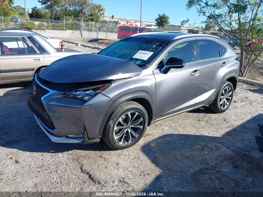 VIN JTJBARBZ5H2115311 2017 Lexus NX, 200T F Sport no.2