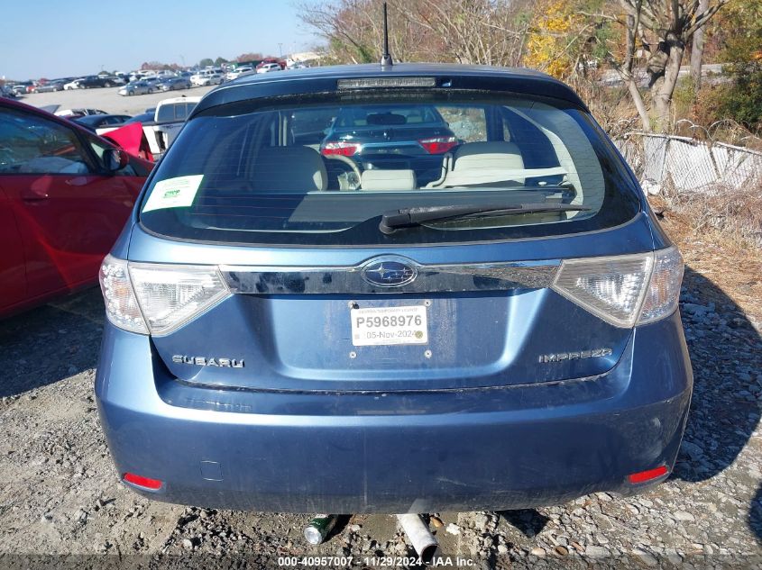 2008 Subaru Impreza 2.5I VIN: JF1GH61618H816697 Lot: 40957007