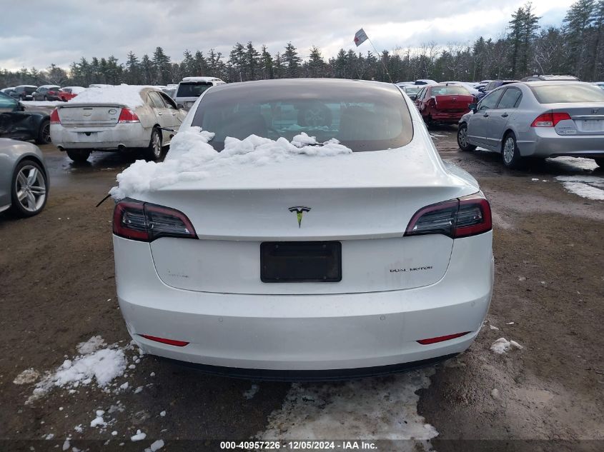 2020 Tesla Model 3 Long Range Dual Motor All-Wheel Drive VIN: 5YJ3E1EB6LF784169 Lot: 40957226