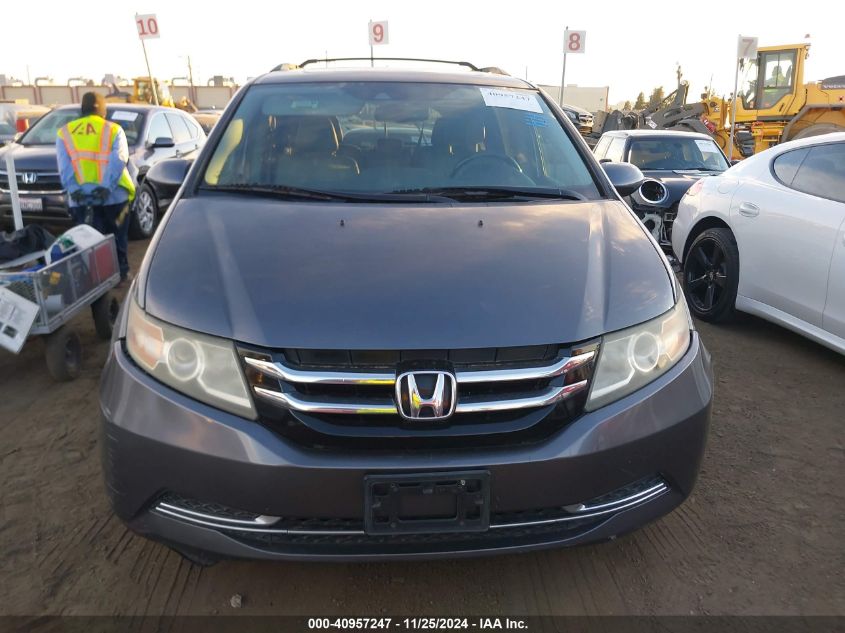 VIN 5FNRL5H60EB100242 2014 Honda Odyssey, Ex-L no.12