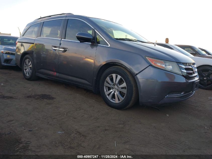 VIN 5FNRL5H60EB100242 2014 Honda Odyssey, Ex-L no.1