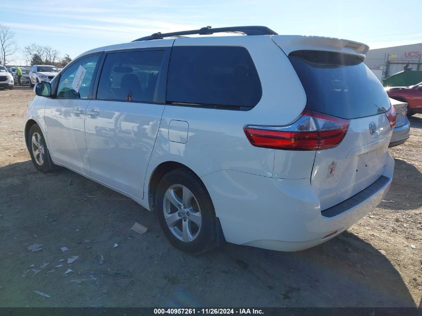 VIN 5TDKZ3DCXHS862896 2017 Toyota Sienna, Le 8 Pass... no.3