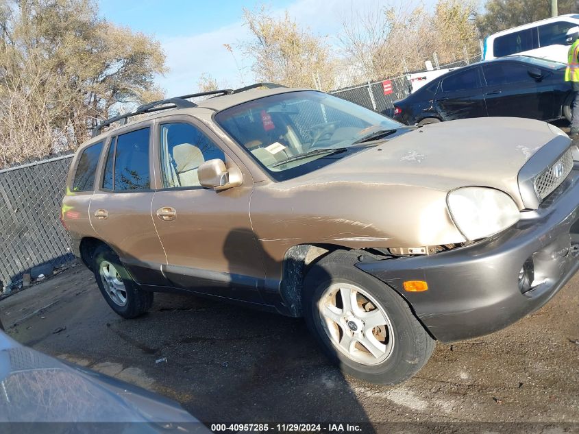 2004 Hyundai Santa Fe VIN: KM8SB12B44U715722 Lot: 40957285