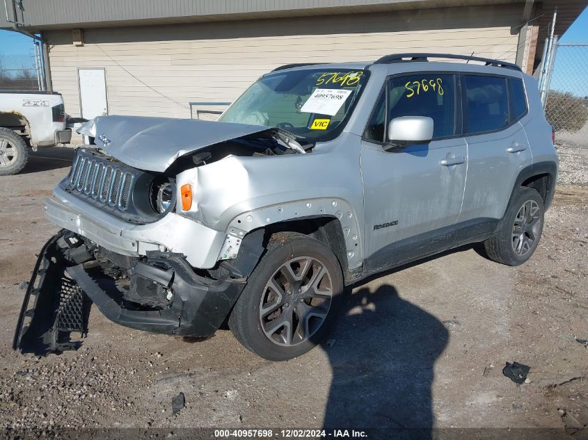 VIN ZACCJBBB6HPF37532 2017 Jeep Renegade, Latitude 4X4 no.2