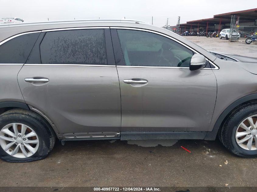 2018 Kia Sorento 2.4L Lx VIN: 5XYPG4A3XJG376789 Lot: 40957722