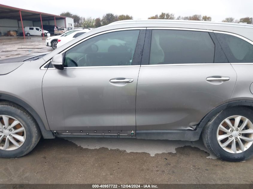 2018 Kia Sorento 2.4L Lx VIN: 5XYPG4A3XJG376789 Lot: 40957722