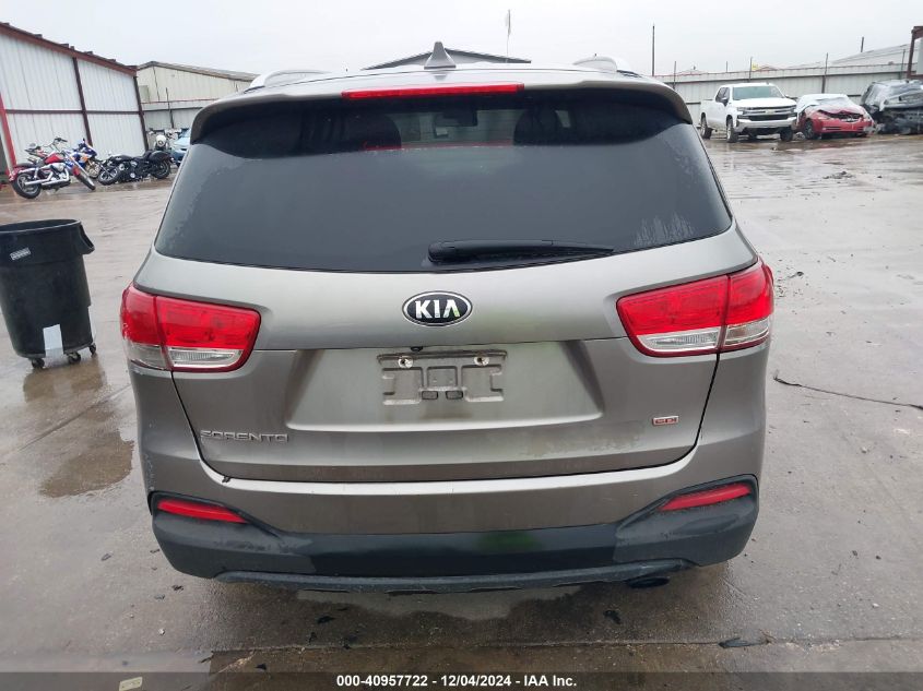 2018 Kia Sorento 2.4L Lx VIN: 5XYPG4A3XJG376789 Lot: 40957722