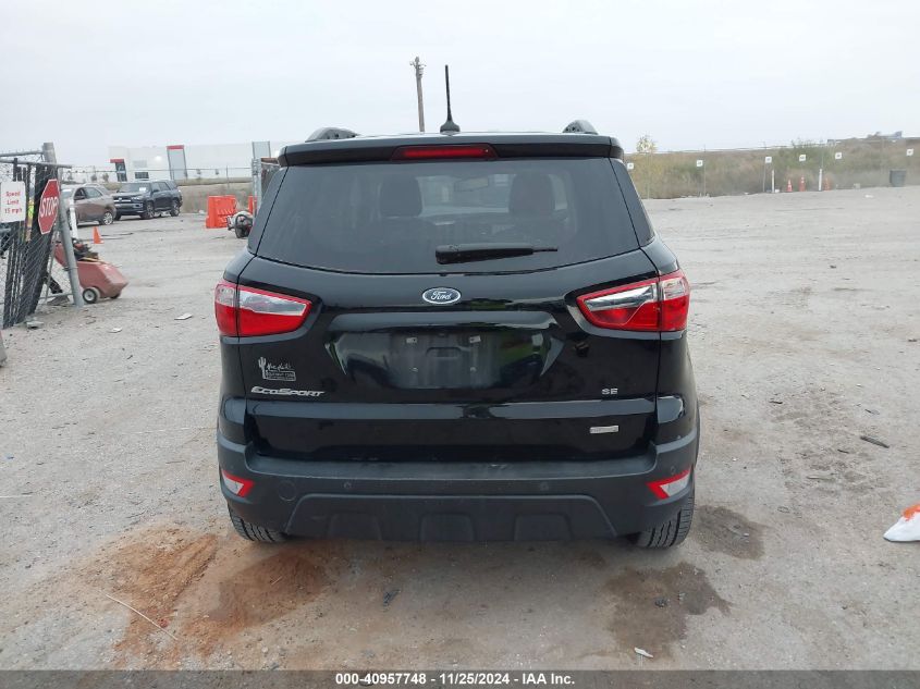 2018 Ford Ecosport Se VIN: MAJ3P1TE2JC249900 Lot: 40957748