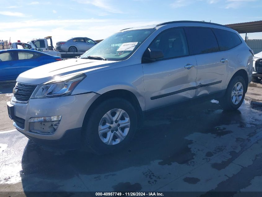 VIN 1GNKRFED5GJ296464 2016 Chevrolet Traverse, LS no.2