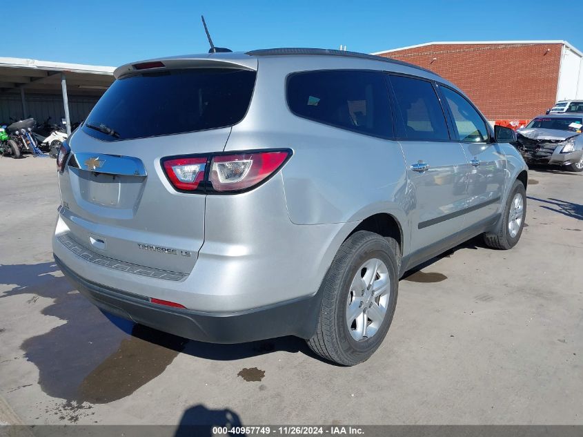 VIN 1GNKRFED5GJ296464 2016 Chevrolet Traverse, LS no.4