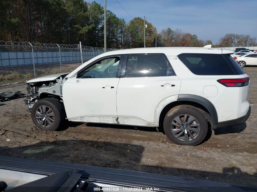 2022 Nissan Pathfinder Sv 2Wd VIN: 5N1DR3BA8NC228893 Lot: 40957826