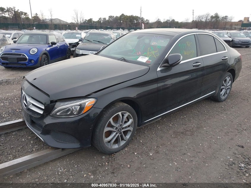 Vin: 55swf4kb7hu227227, lot: 41447626, mercedes-benz c 300 4matic/luxury 4matic/sport 4matic 20172