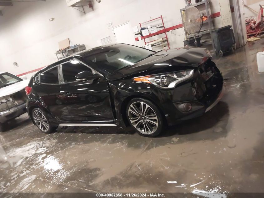 2016 Hyundai Veloster Turbo VIN: KMHTC6AE6GU282063 Lot: 40957858