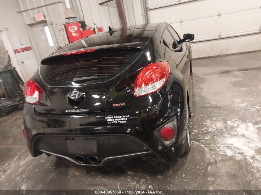 2016 Hyundai Veloster Turbo VIN: KMHTC6AE6GU282063 Lot: 40957858