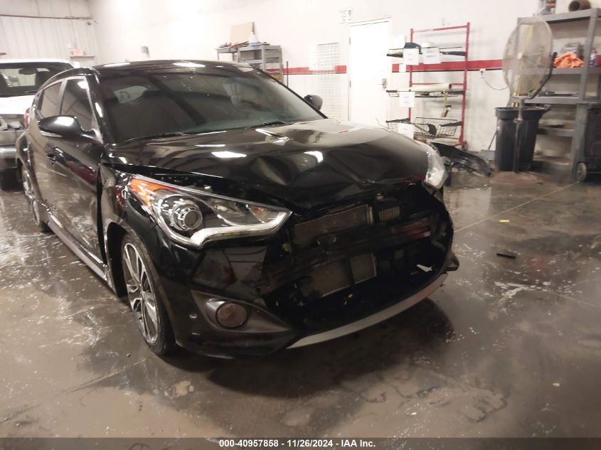 2016 HYUNDAI VELOSTER TURBO - KMHTC6AE6GU282063