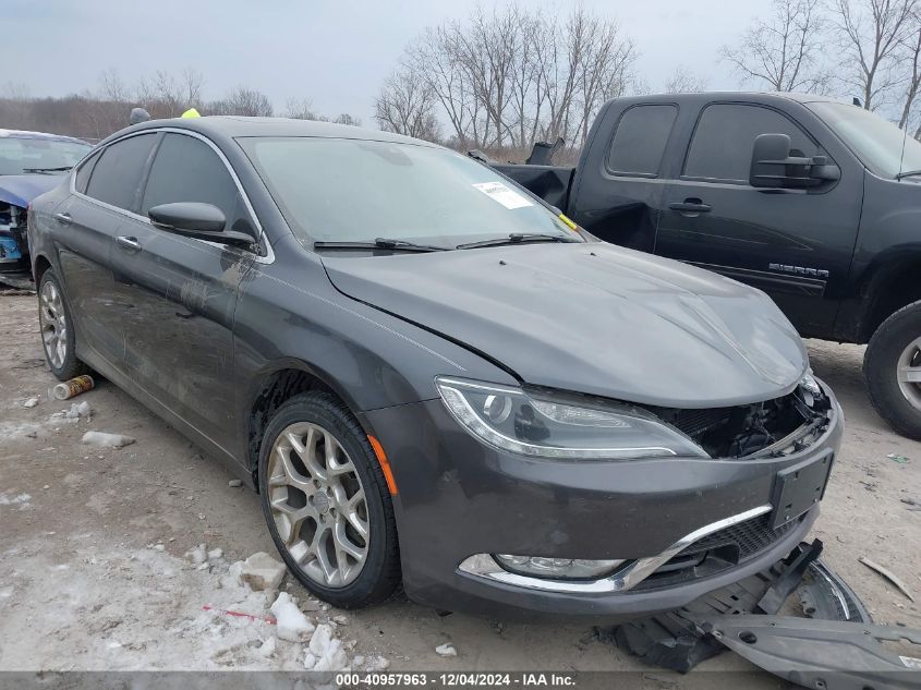 VIN 1C3CCCEG0FN664682 2015 CHRYSLER 200 no.1