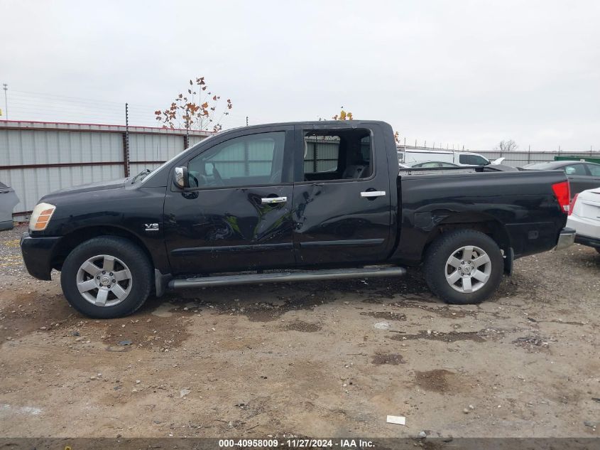 2004 Nissan Titan Le VIN: 1N6AA07B94N545600 Lot: 40958009