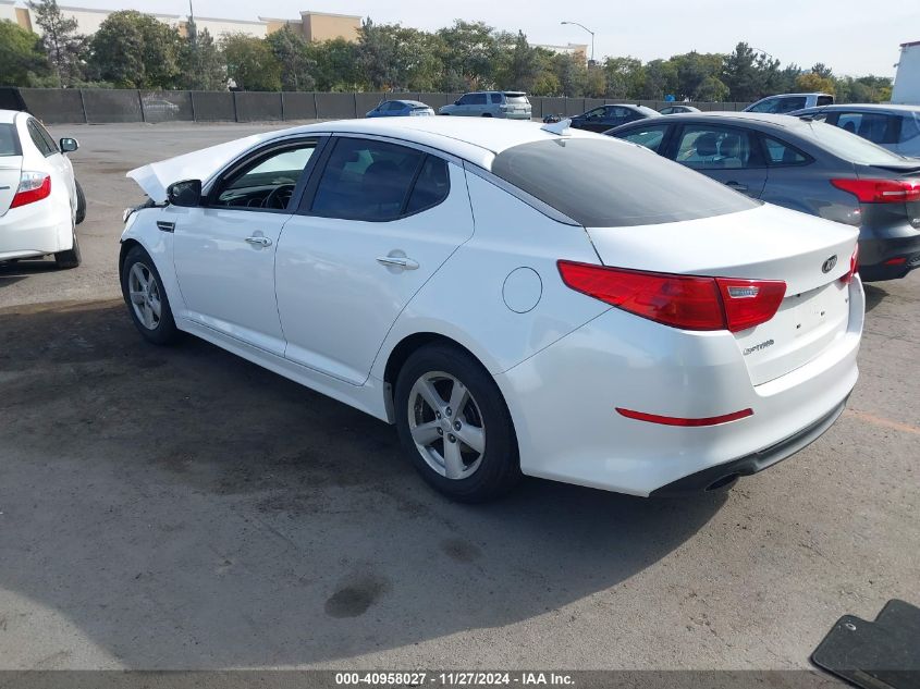 2015 KIA OPTIMA LX - KNAGM4A76F5544162