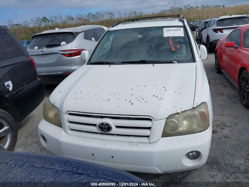 2007 Toyota Highlander Limited V6 VIN: JTEEP21AX70223124 Lot: 40958090