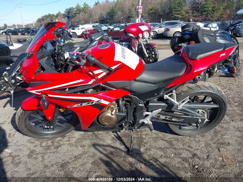 2017 Honda Cbr500 R VIN: MLHPC4461H5400561 Lot: 40958158