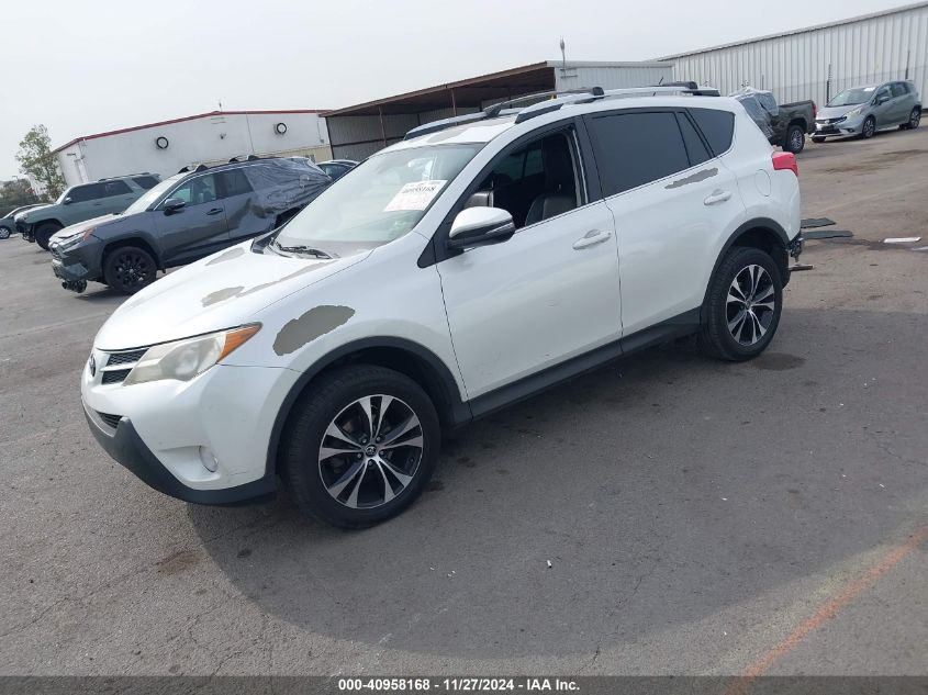 VIN 2T3YFREV8FW234353 2015 Toyota RAV4, Limited no.2