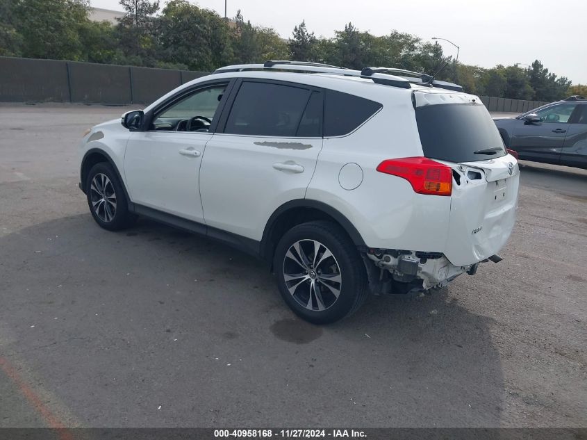 VIN 2T3YFREV8FW234353 2015 Toyota RAV4, Limited no.3