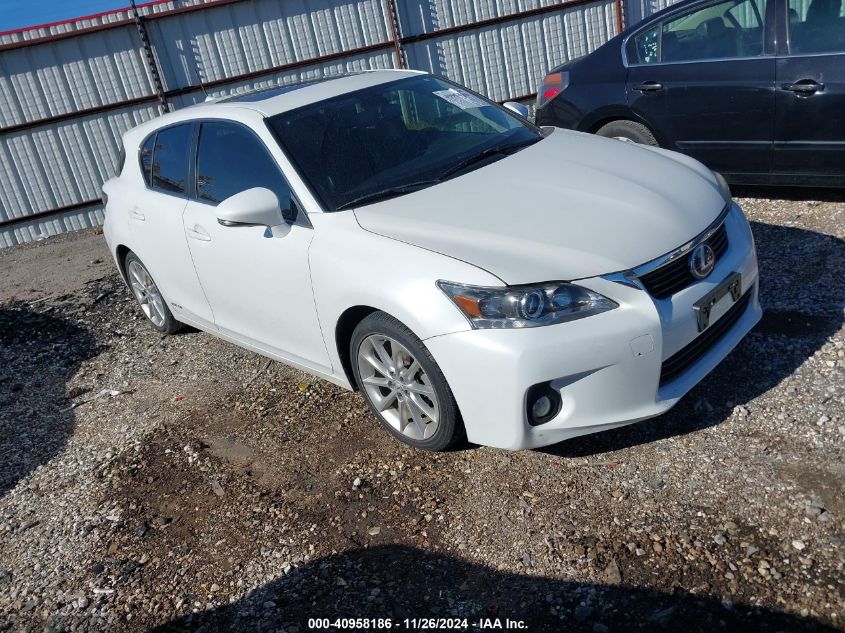 VIN JTHKD5BH0D2166735 2013 Lexus CT, 200H no.1