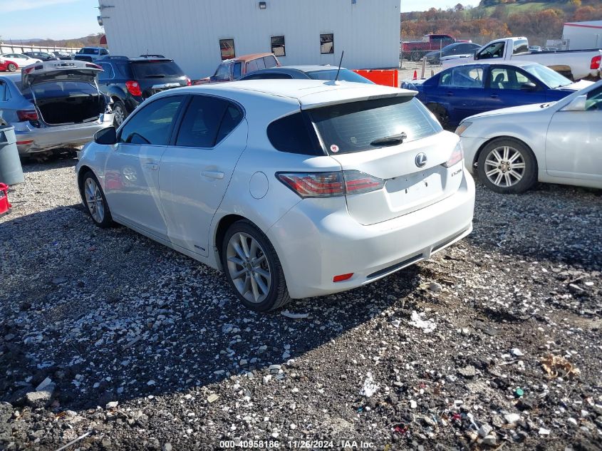 VIN JTHKD5BH0D2166735 2013 Lexus CT, 200H no.3