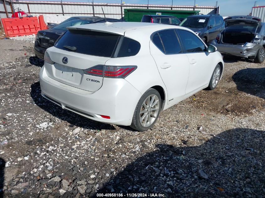 VIN JTHKD5BH0D2166735 2013 Lexus CT, 200H no.4