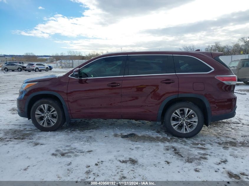 2016 TOYOTA HIGHLANDER LE PLUS V6 - 5TDBKRFHXGS257565