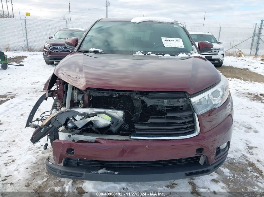 2016 TOYOTA HIGHLANDER LE PLUS V6 - 5TDBKRFHXGS257565