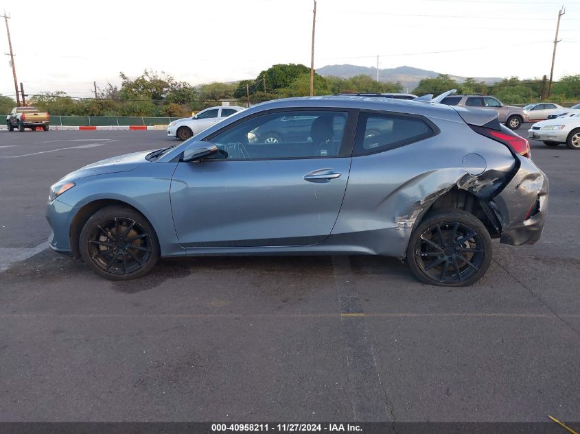 2019 Hyundai Veloster 2.0 VIN: KMHTG6AF2KU003200 Lot: 40958211