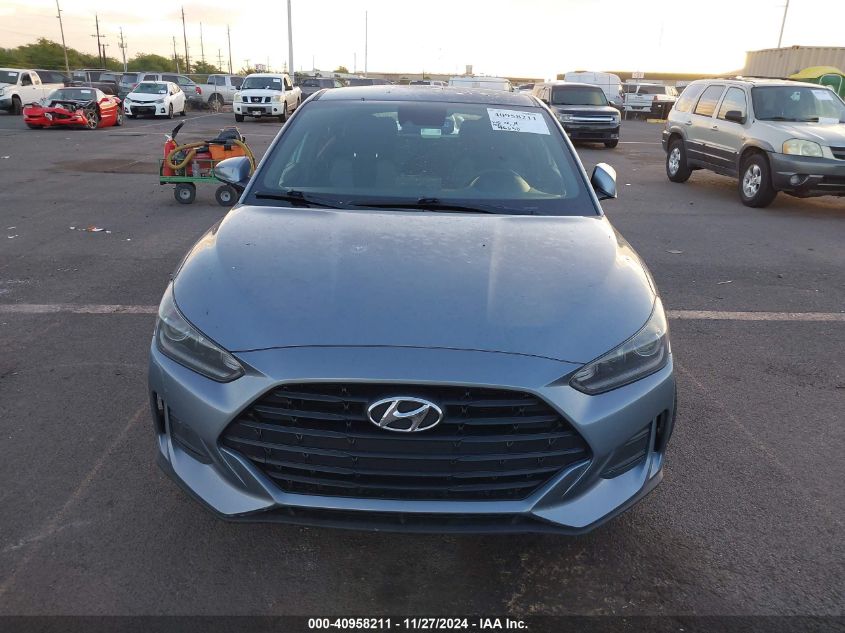 2019 Hyundai Veloster 2.0 VIN: KMHTG6AF2KU003200 Lot: 40958211