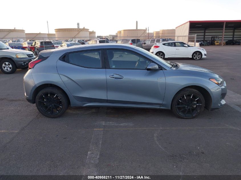 2019 Hyundai Veloster 2.0 VIN: KMHTG6AF2KU003200 Lot: 40958211