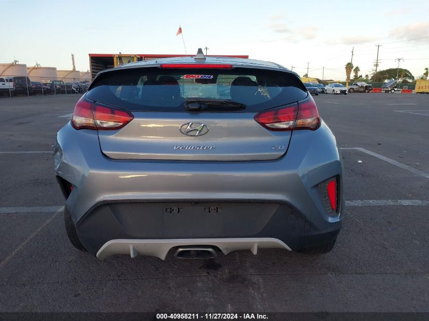 2019 Hyundai Veloster 2.0 VIN: KMHTG6AF2KU003200 Lot: 40958211