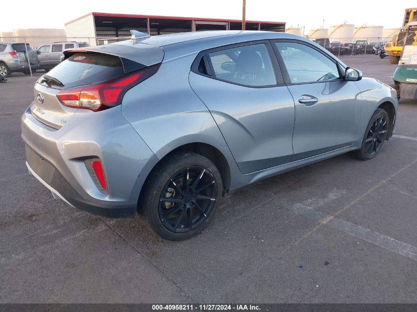 VIN KMHTG6AF2KU003200 2019 Hyundai Veloster, 2.0 no.4