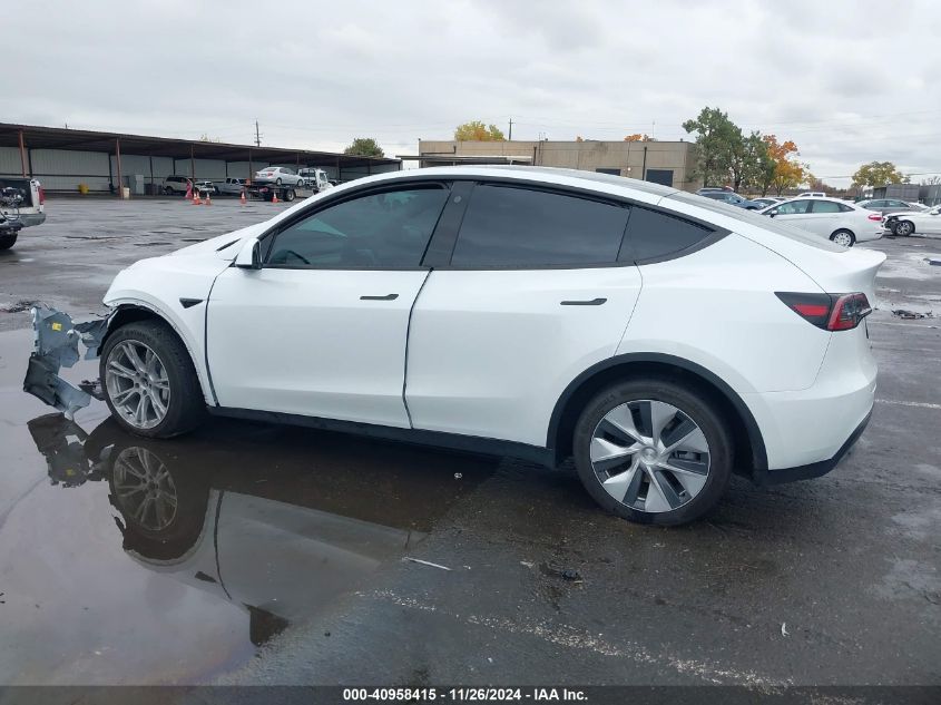 2023 Tesla Model Y Awd/Long Range Dual Motor All-Wheel Drive VIN: 7SAYGDEE7PF669908 Lot: 40958415