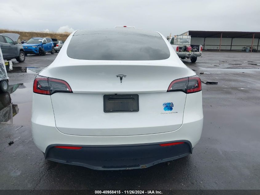 2023 Tesla Model Y Awd/Long Range Dual Motor All-Wheel Drive VIN: 7SAYGDEE7PF669908 Lot: 40958415