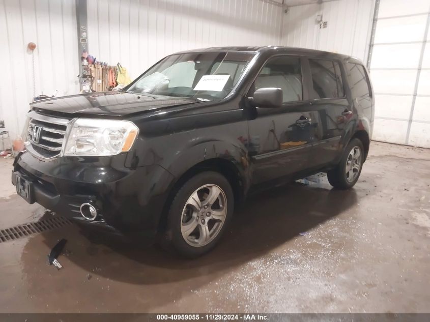 VIN 5FNYF4H59EB023844 2014 Honda Pilot, Ex-L no.2